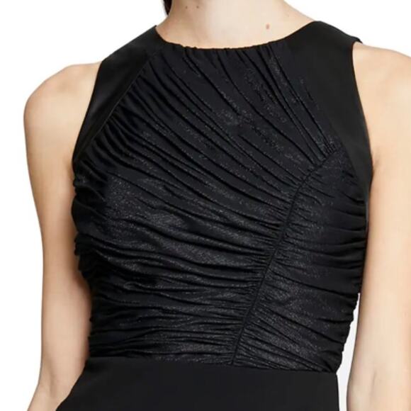 HALSTON HERITAGE NWOT Ruched Detail Dress 0 - Picture 3 of 11